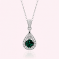 Alindra Voselle Necklace | White Gold