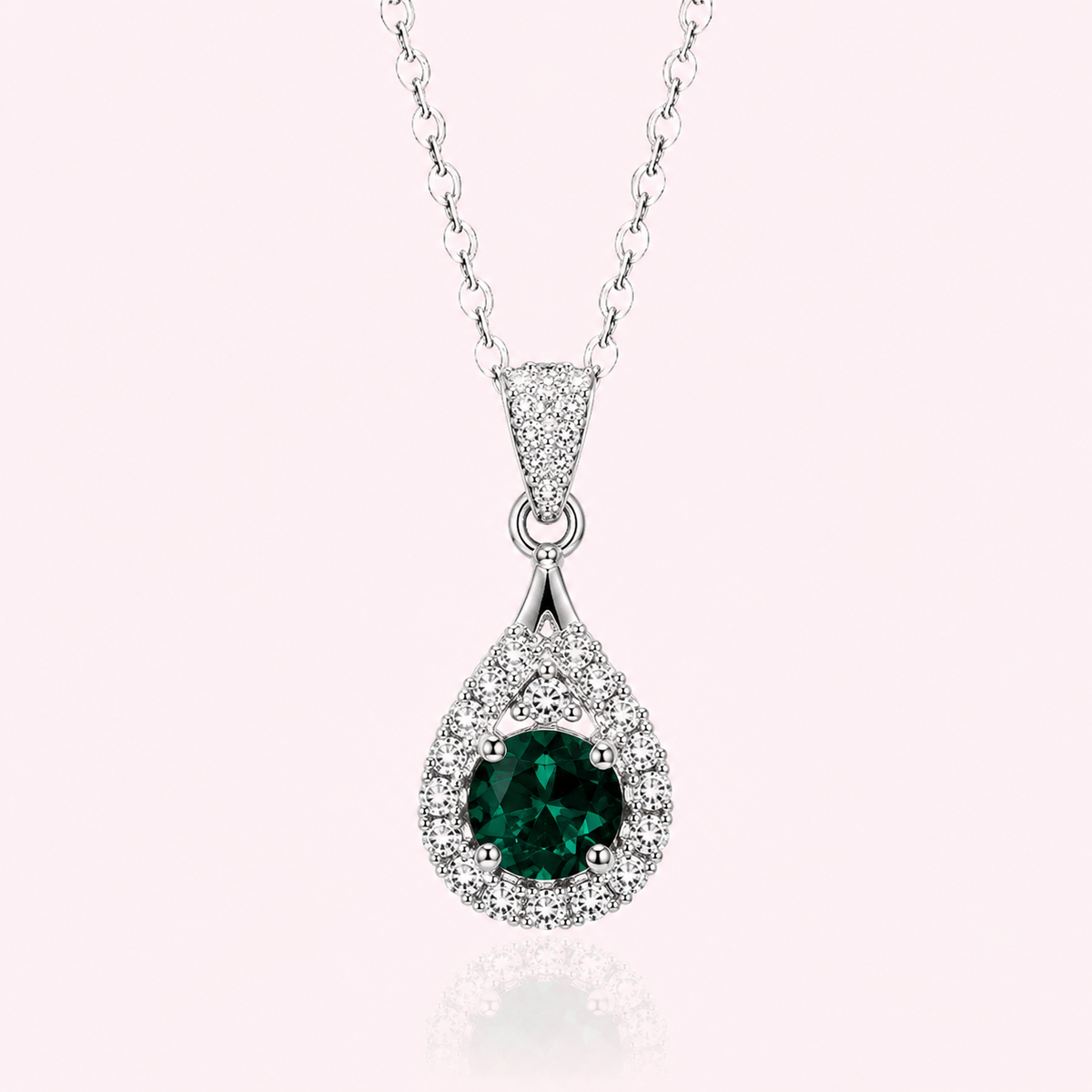 Alindra Voselle Necklace | White Gold