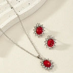 Katya Ruberyn Jewelry Set | White Gold