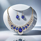 Maevina Zafiros Jewelry Set | Gold