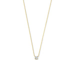 Cléa Moissanite Stone Necklace | Gold