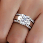 Vintage Inlaid Glass Ring