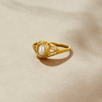 Zavienne Timeless Pearl Ring | Gold
